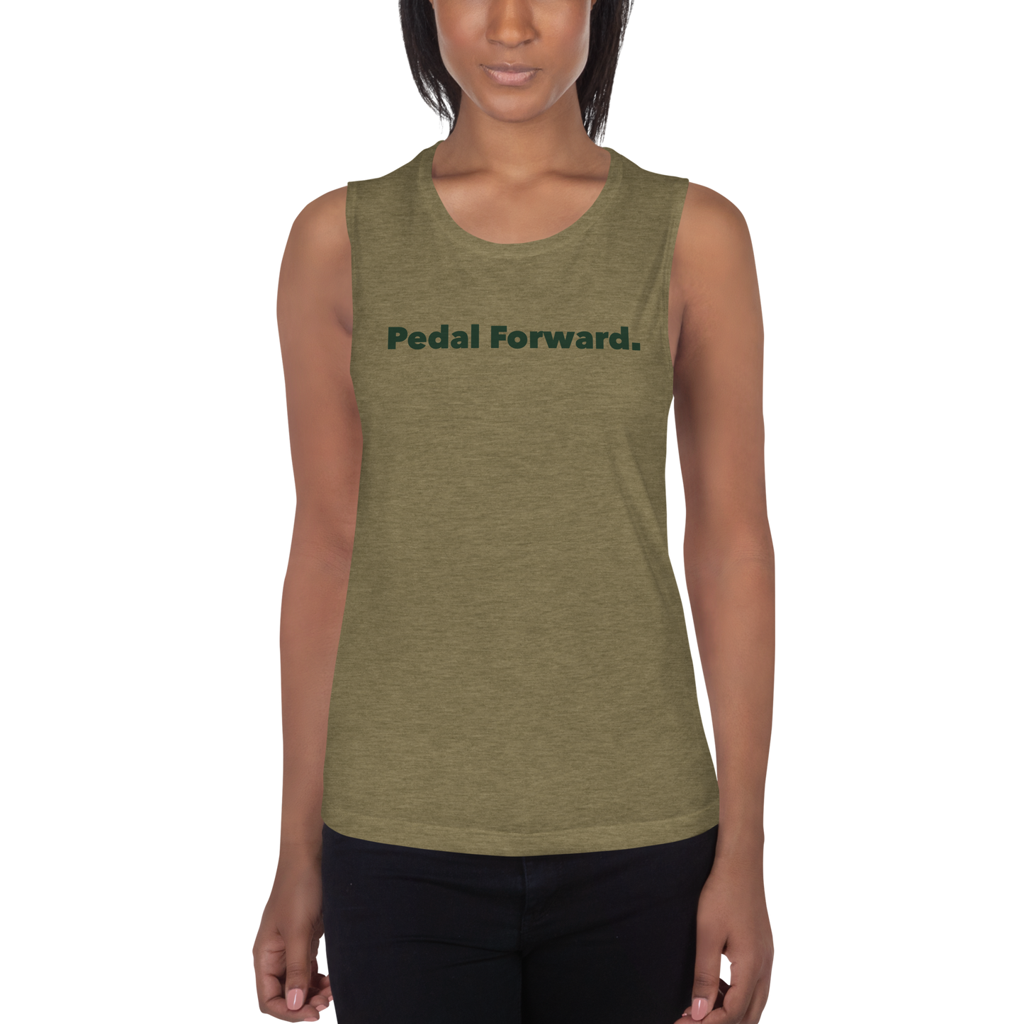 The Original Pedal Forward Ladies’ Muscle Tank