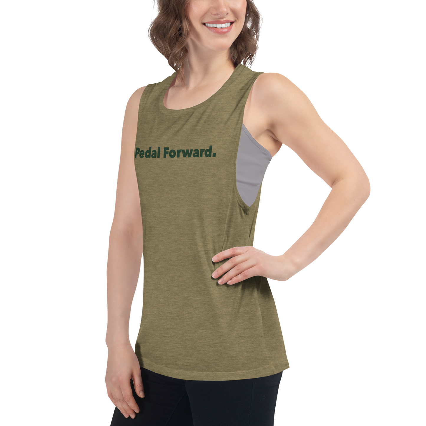 The Original Pedal Forward Ladies’ Muscle Tank